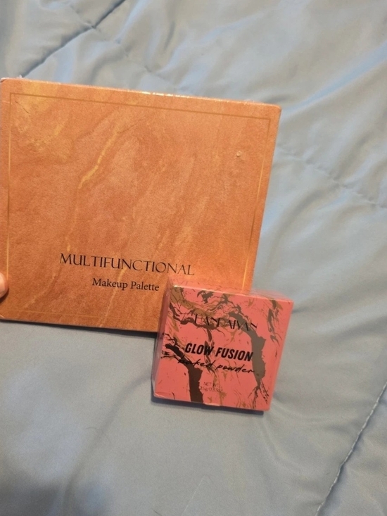 Other - Multifunctional Makeup Palette & Glow Fusion Powder - Peach and Pink